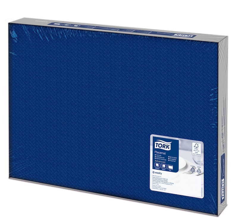 Suport farfurie din hartie 42 x 30 cm, verde - Tork albastru 