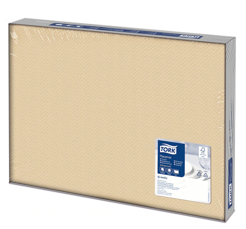 Suport farfurie din hartie 42 x 30 cm, verde - Tork ivory 