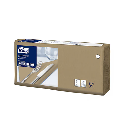 Servetele de masa, 1/4, 33 x 33 cm, Lunch , Alb - Tork maro 