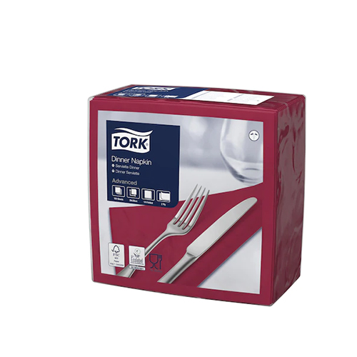 Servetele de masa Dinner 2 straturi 39 x 39 cm, alb - Tork bordo 