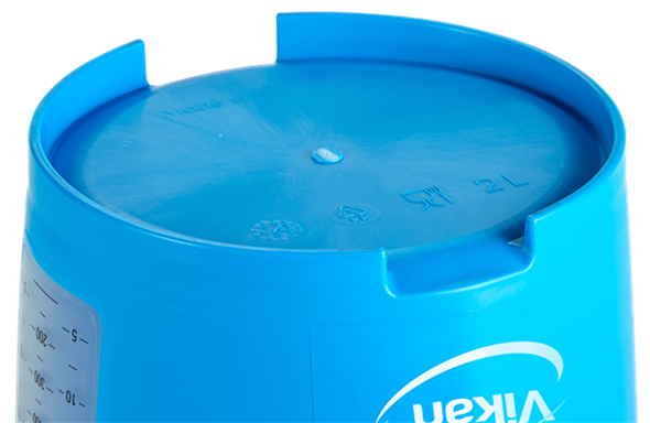 Cana gradata 2L, Vikan, galben galben