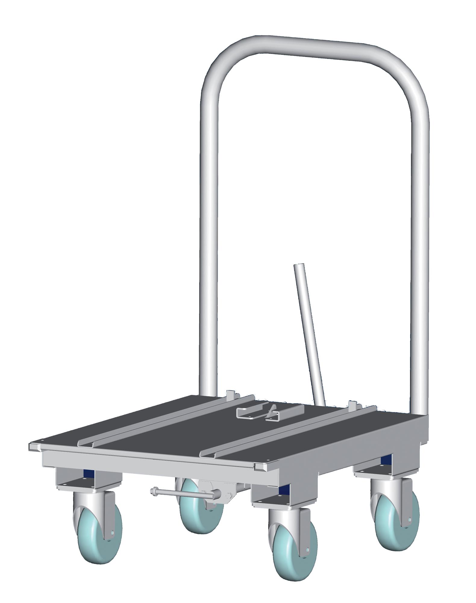 Carucior tip platforma pentru transport rastel cu 1 sectiune 5010 - ALVI