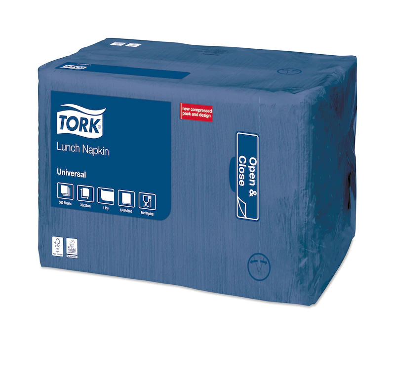 Servetele de masa 33 x 33 cm,alb - Tork albastru inchis 
