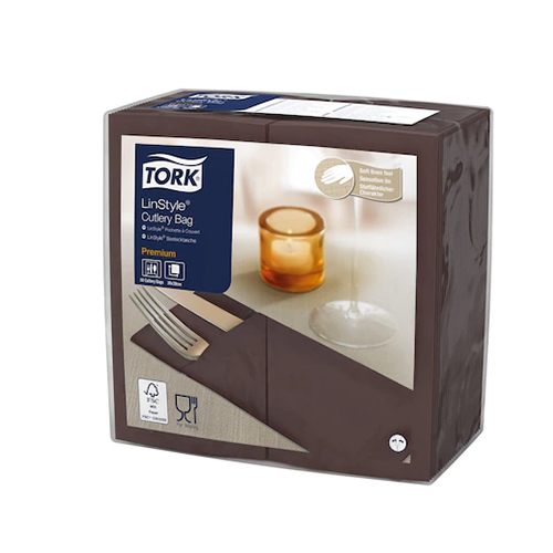 Suport tacamuri tip servetel Premium 39x39 cm,alb - Tork maro 
