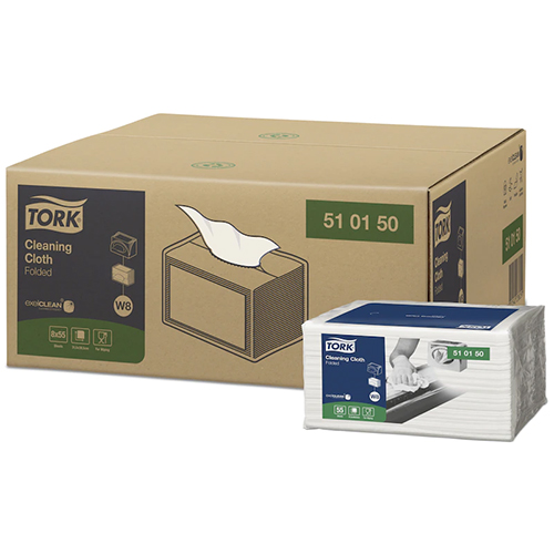 Lavete multifunctionale pliate small Cleaning Cloths - Tork 