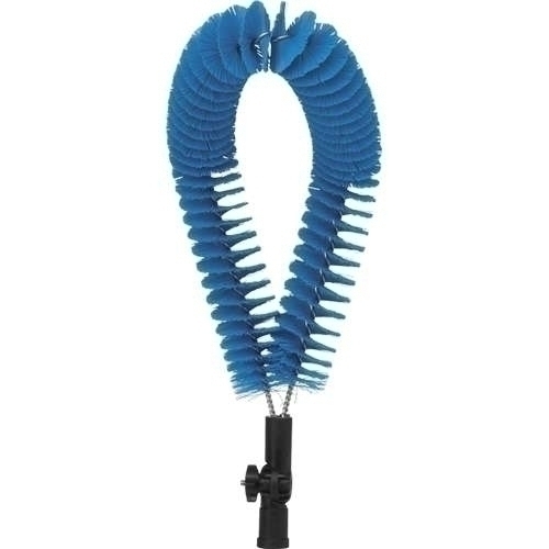 Perie curatare exterioara tevi,peri medii, 510 mm, albastra - Vikan albastru