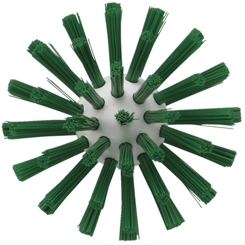 Perie curatare tevi Ø77 mm, peri medii, verde - Vikan verde