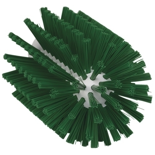 Perie curatare tevi Ø90 mm, peri medii, verde - Vikan
