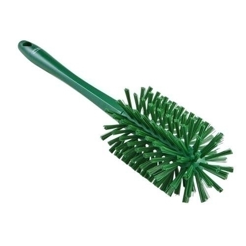 Perie curatare tevi Ultra Hygiene Ø90 mm, peri medii/duri, verde - Vikan