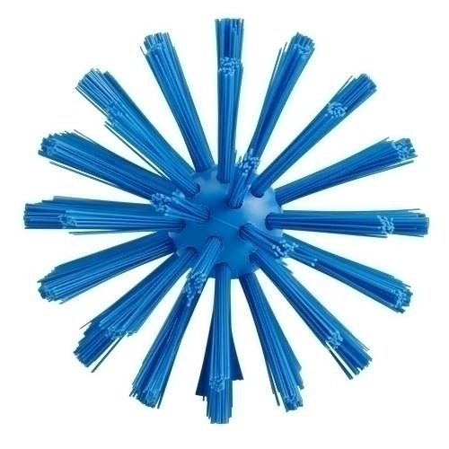 Perie curatare tevi Ultra Hygiene Ø90 mm, peri medii/duri, albastra - Vikan