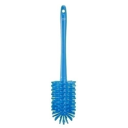 Perie curatare tevi Ultra Hygiene Ø90 mm, peri medii/duri, albastra - Vikan