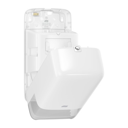 Dispenser hartie igienica rola compacta Twin Mid-size, alb - Tork