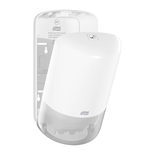 Dispenser prosoape maini rola cu derulare centrala mini, alb - Tork