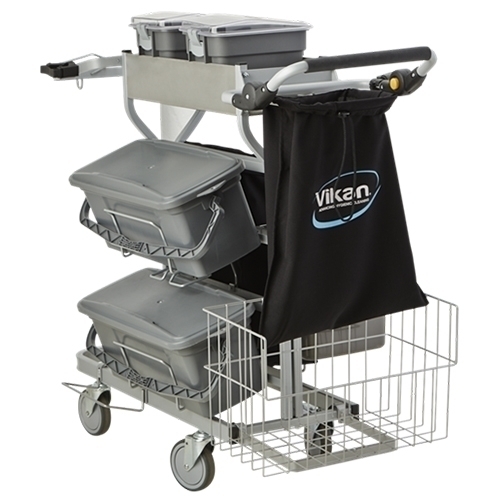 Carucior compact curatenie Plus 40 cm, gri - Vikan 