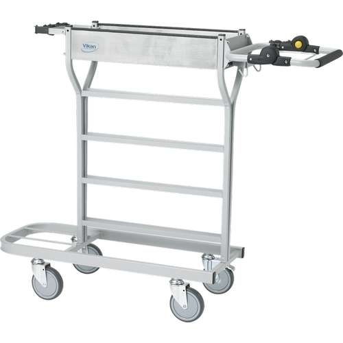 Carucior compact curatenie Plus 40 cm, gri - Vikan 