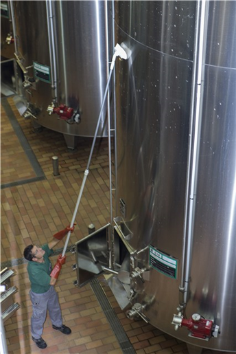 Maner telescopic aluminiu,1575-2780 mm, albastru - Vikan