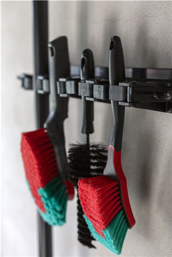 Suport perete 4 - 6 produse 395 mm, Vikan, maro