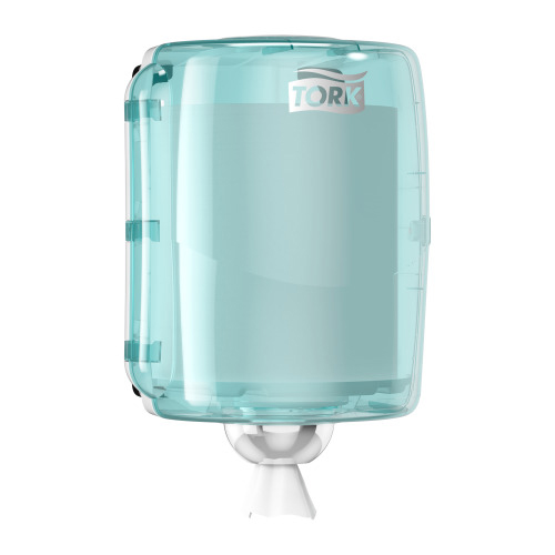 Dispenser role-lavete industriale Maxi Centrefeed, turcoaz - Tork 