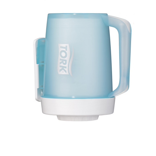 Dispenser portabil role-lavete industriale Mini Centrefeed, bleu - Tork 