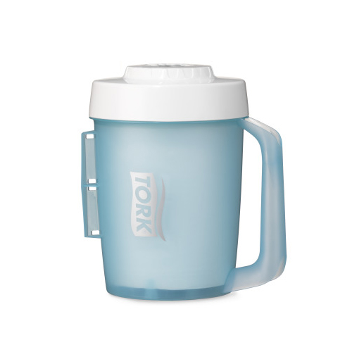 Dispenser portabil role-lavete industriale Mini Centrefeed, bleu - Tork 