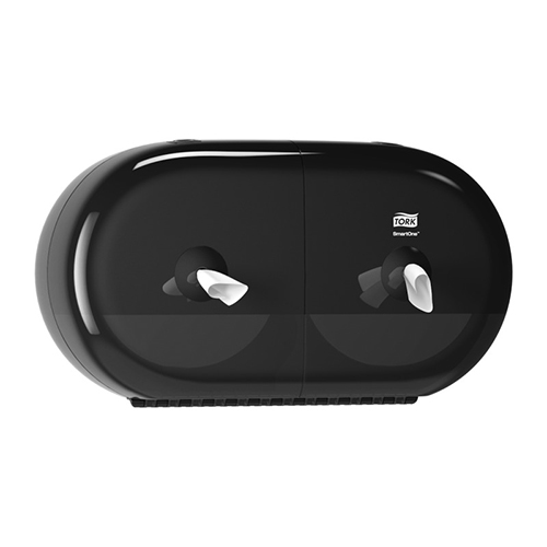 Dispenser hartie igienica rola mini jumbo, negru - Tork SmartOne Twin Mini negru