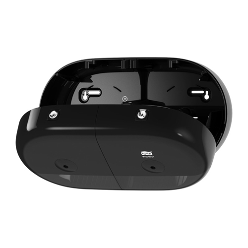 Dispenser hartie igienica rola mini jumbo, negru - Tork SmartOne Twin Mini negru