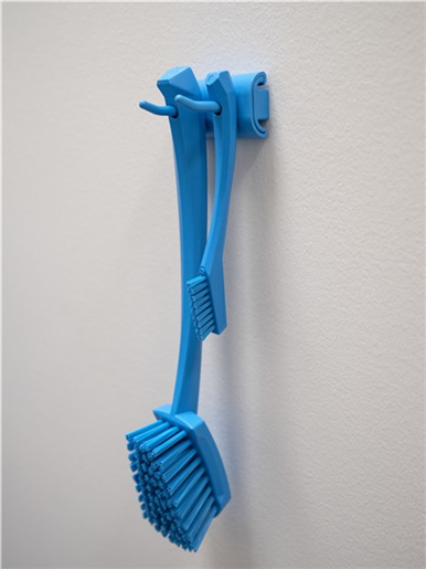 Suport perete (carlig) Hygienic 2 produse 82 mm, roz - Vikan roz