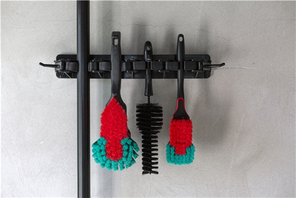 Suport perete 4 - 6 produse 395 mm, Vikan, maro