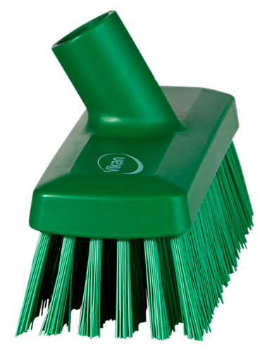 Perie pentru pereti-pardoseli, 225 mm, peri duri, verde - Vikan verde