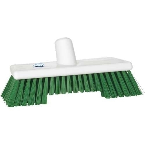 Perie cu 2 tipuri de peri (lungi/scurti) duri 245 mm, verde