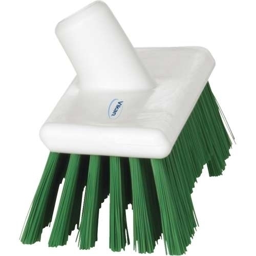 Perie cu 2 tipuri de peri (lungi/scurti) duri 245 mm, verde verde