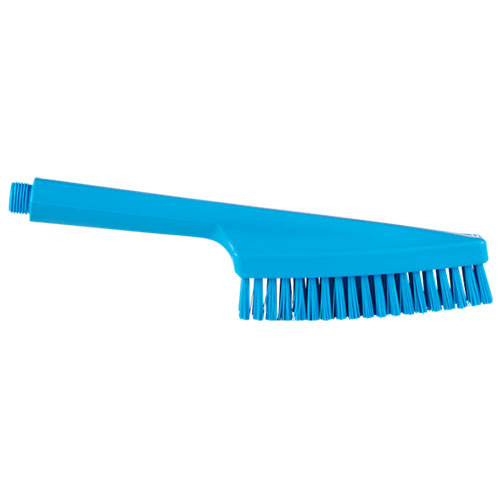 Perie de mana cu distributie de apa 330 mm, peri duri, albastru - Vikan albastru