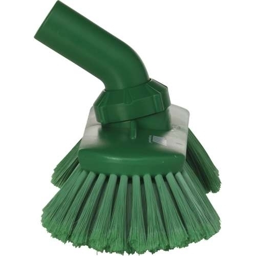 Perie ajustabila cu dispersie de apa 240 mm, peri moi/despicati, verde - Vikan verde