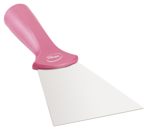 Scraper lamela inox cu filet 100 mm, roz - Vikan roz