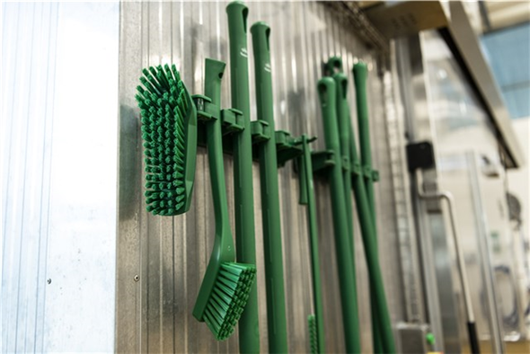 Suport perete 4 - 6 produse 395 mm, Vikan, maro