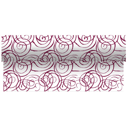 Traversa de masa din airlaid 0,40 x 24 m, Magie negru - Fato bordo 