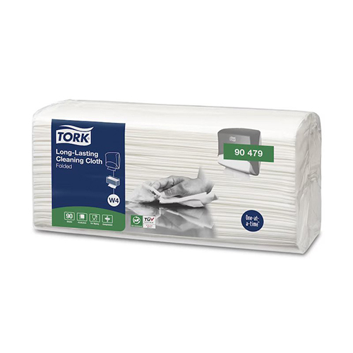 Lavete multifunctionale pliate W4 pentru utilizare indelungata Long-Lasting - Tork 