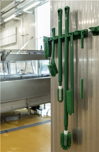 Suport perete 4 - 6 produse 395 mm, Vikan, maro