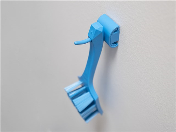 Suport perete (carlig) Hygienic 1 produs 41,5 mm, roz - Vikan roz