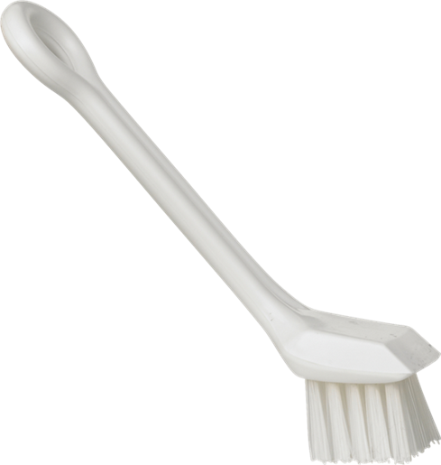 Perie curatare vase pentru gatit, 165 mm, peri duri, alba - Vikan 