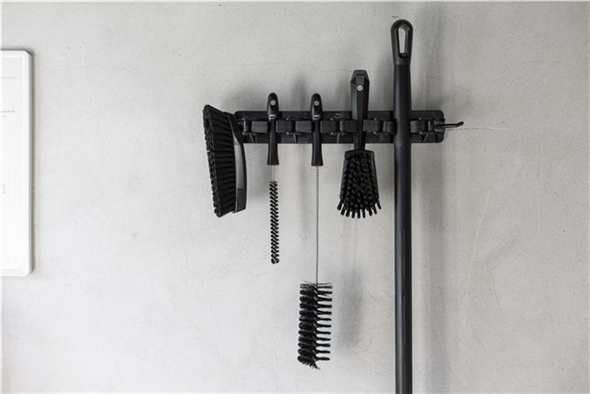 Suport perete 4 - 6 produse 395 mm, Vikan, maro