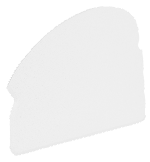 Scraper flexibil 165 mm, metal detectabil, Vikan, alb