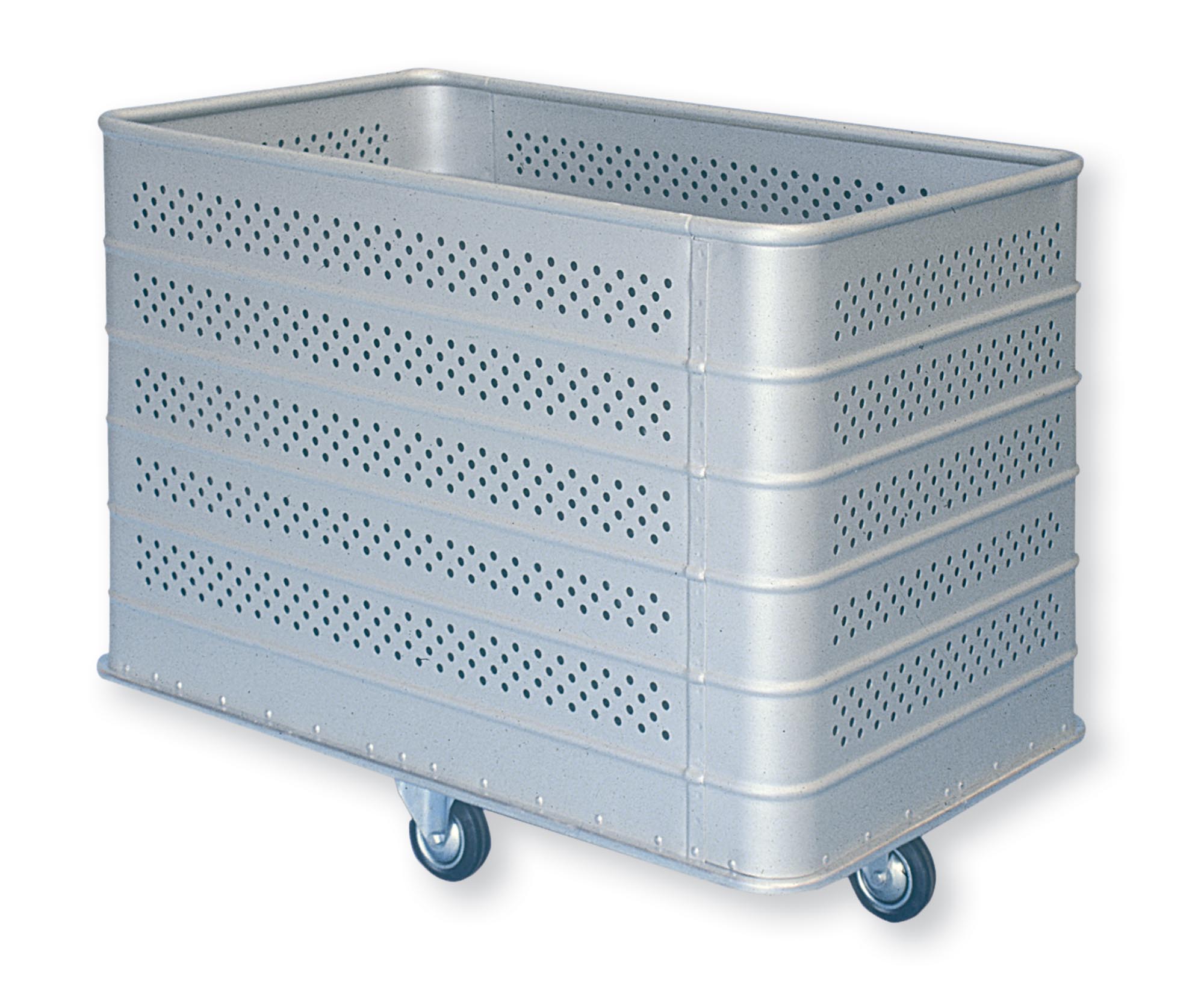 Carucior aluminiu perforat pentru colectare lenjerii (BA 20 F 1-2-1) - ALVI
