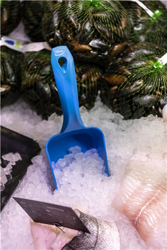 Scafa 1 L, metal detectabila, Vikan, albastru