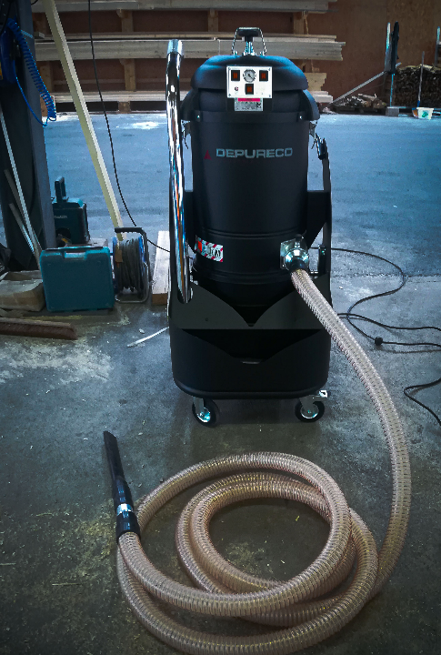Bull Uno 2M - Aspirator industrial, clasa de praf M - Depureco 
