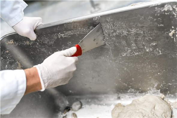 Scraper lamela inox 100 mm, roz - Vikan roz