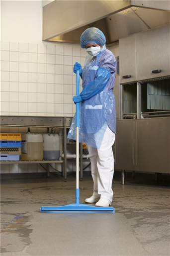 Racleta Hygiene pardoseli cu rezerva 600 mm, albastra - Vikan