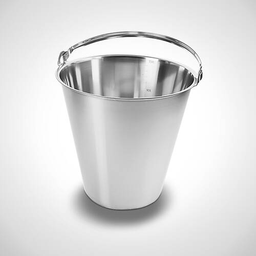 Galeata din inox 15 L, E-OB - Mohn 
