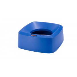 Capac patrat tip palnie pentru container Iris/Modo, albastru - Rothopro