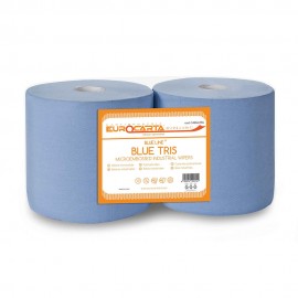 Rola hartie industriala Tris C1000 Blue - Eurocarta